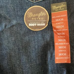 NWT Wrangler Retro Relaxed Boot 36x36